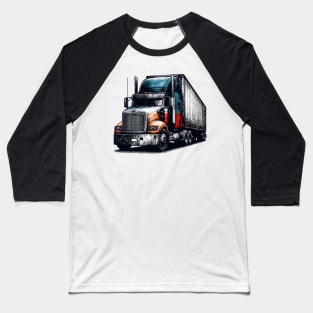Trailer truck Baseball T-Shirt